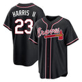 Atlanta Braves #23 Michael Harris II Player Black Jereymy Fashion Out Game Stitched Jerseys
