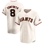 San Francisco Giants #8 Michael Conforto Cream Jereymy Cool Base Stitched Jersey