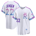 Kansas City Royals #22 Carter Jensen White Jereymy 2026 City Connect Stadium Jersey