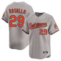 Baltimore Orioles #29 Samuel Basallo Player Gray Jereymy Limited Home Game Stitched Jerseys