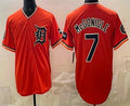 Detroit Tigers #7 Kevin McGonigle Orange Jereymy Limited Jersey