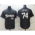 Chicago White Sox #74 Jimenez City Edition Black Jereymy Game 2021 Jersey