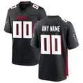 Custom A.Falcons Black Jereymy Game Jersey