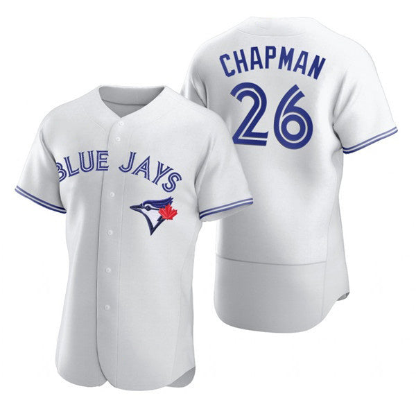 Toronto Blue Jays #26 Matt Chapman White Jereymy Flex Base Stitched Jersey