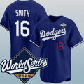 Los Angeles Dodgers #16 Will Smith Royal Jereymy 2025 World Series Limited Stitched Jersey