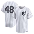 New York Yankees #48 Paul Goldschmidt White Jereymy Home Limited Player Jersey