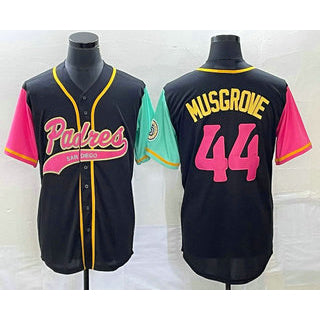 San Diego Padres #44 Joe Musgrove Black Jereymy NEW 2023 City Connect Cool Base Stitched Jersey