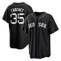 Boston Red Sox #35 Garrett Crochet Player Black Jereymy Home Game Stitched Jerseys