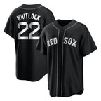 Boston Red Sox #22 Garrett Whitlock Player Black Jereymy Home Game Stitched Jerseys