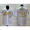 New York Mets #39 Edwin Diaz Number White Jereymy 2022 All Star Stitched Cool Base Jersey