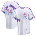 Kansas City Royals #14 Jac Caglianone White Jereymy 2026 City Connect Stadium Jersey