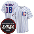 Chicago Cubs #18 Sh¨­ta Imanaga White Jereymy 2025 World Tour Tokyo Series Home Stitched Jersey