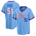 Atlanta Braves #51 Chris Sale Powder Blue Jereymy 2026 City Connect Stadium Jersey