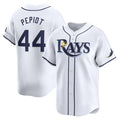 Tampa Bay Rays #44 Ryan Pepiot White Jereymy Home Limited Stitched Jersey