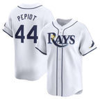 Tampa Bay Rays #44 Ryan Pepiot White Jereymy Home Limited Stitched Jersey