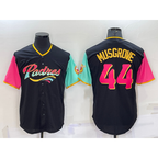 San Diego Padres #44 Joe Musgrove Black Jereymy 2022 City Connect Cool Base Stitched Jersey