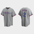 Texas Rangers #2 Marcus Semien Gray Jereymy Cool Base Stitched Jersey